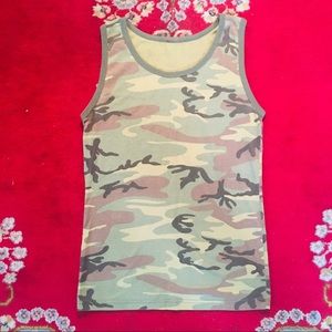 Camouflage tank top